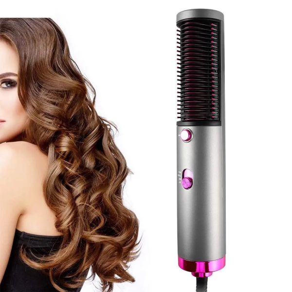 New Hot Air Hair Dryer Brush 3 In 1 Hair Blow Dryer Straightener Volumizer Negative Ion Styler Comb Kit For Wet Dry Hair