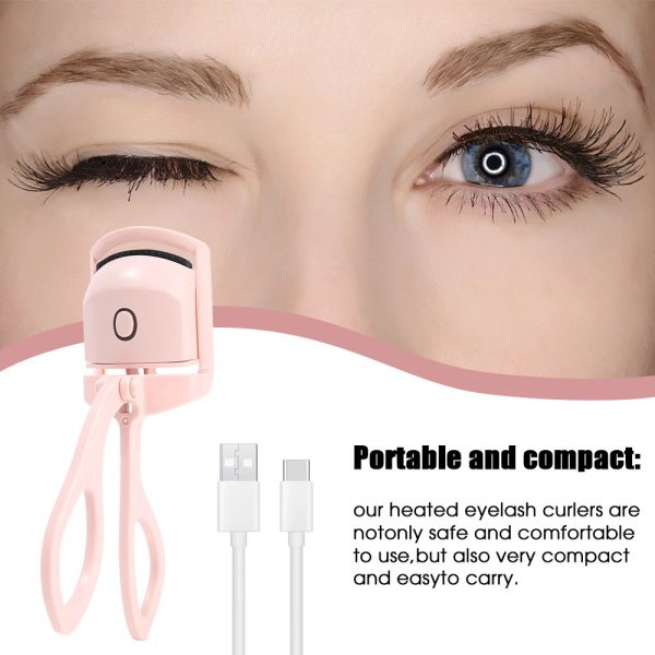 Electric Eyelash Curler, Eye Beauty Makeup Tools, Long Lasting Curling (random Color)